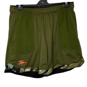 Nike Men's Olive Camo Athletic Shorts